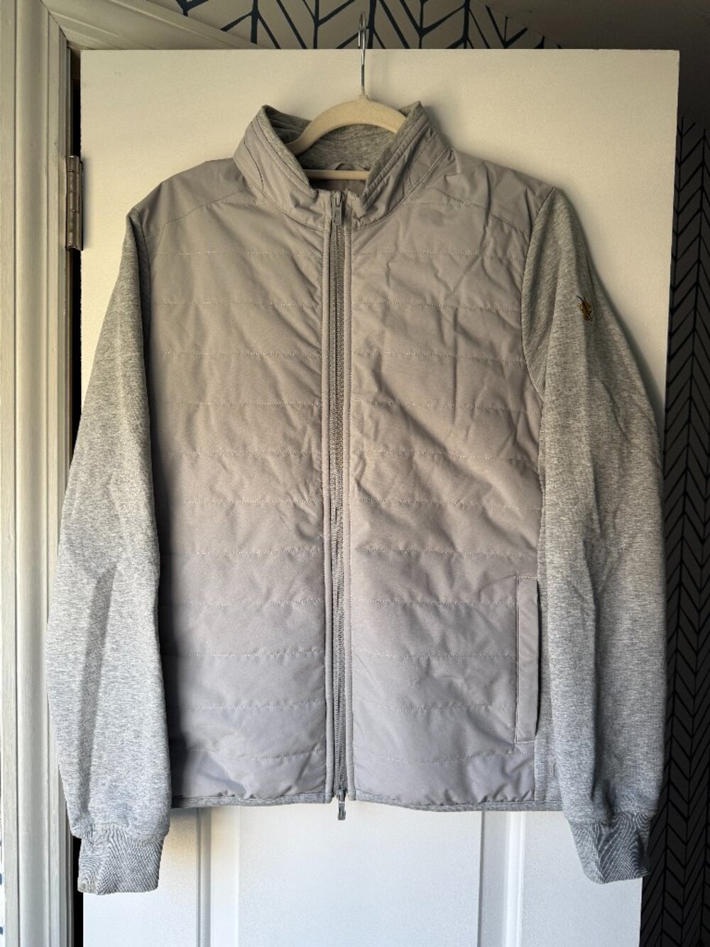 Houlderness and Bourne The Evans Jacket - Size S - Gray - Gulph Mills Golf Club